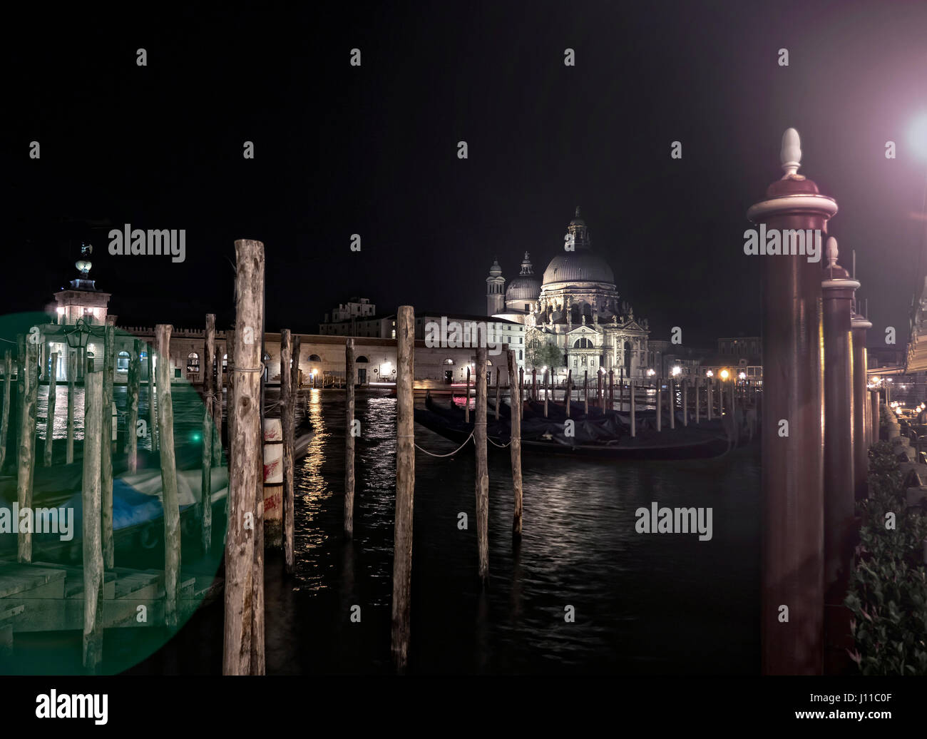El Gran Canal Venecia Italia Foto de stock
