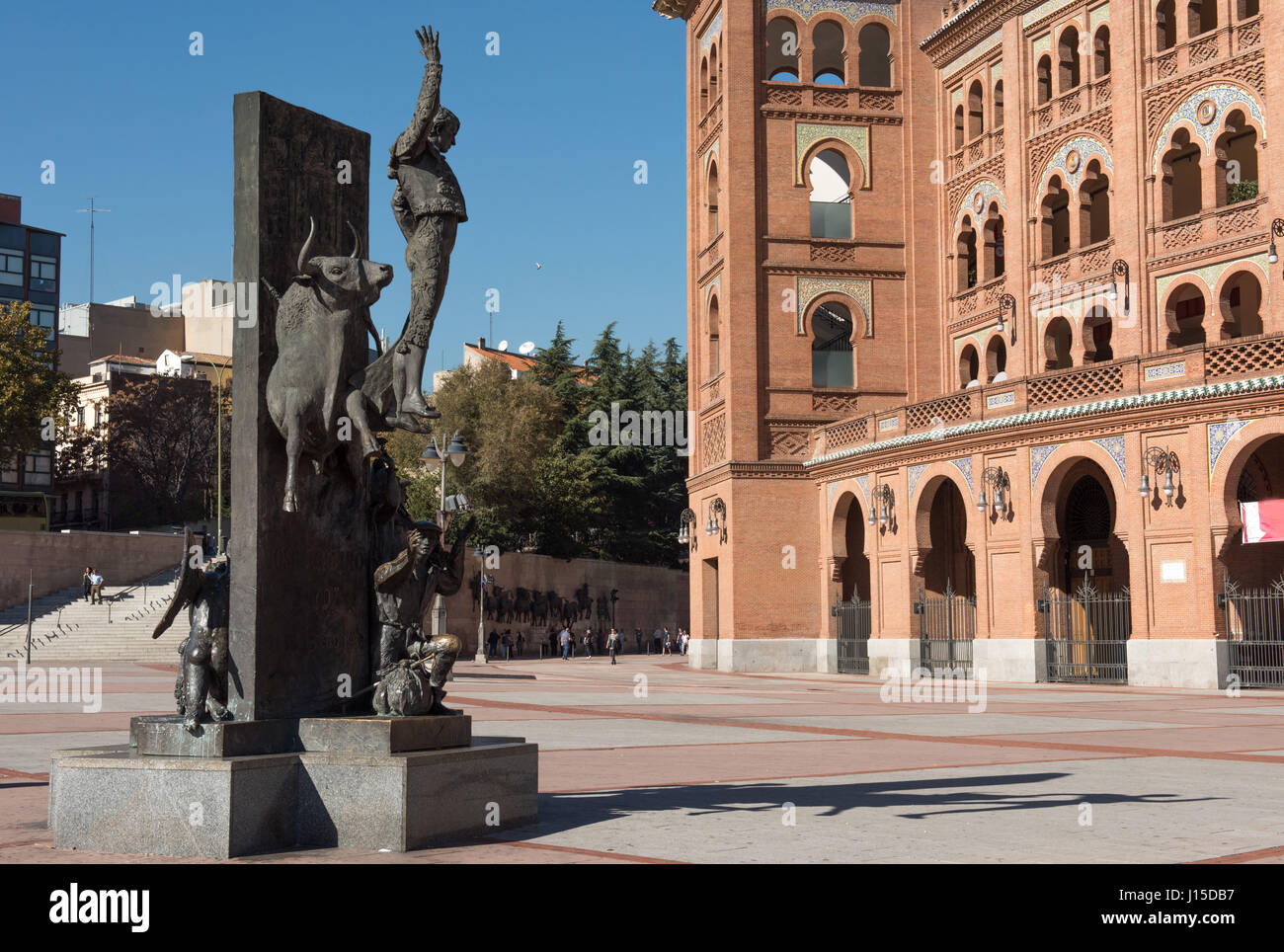 La ciudad de Madrid en noviembre - fotos de España Foto de stock