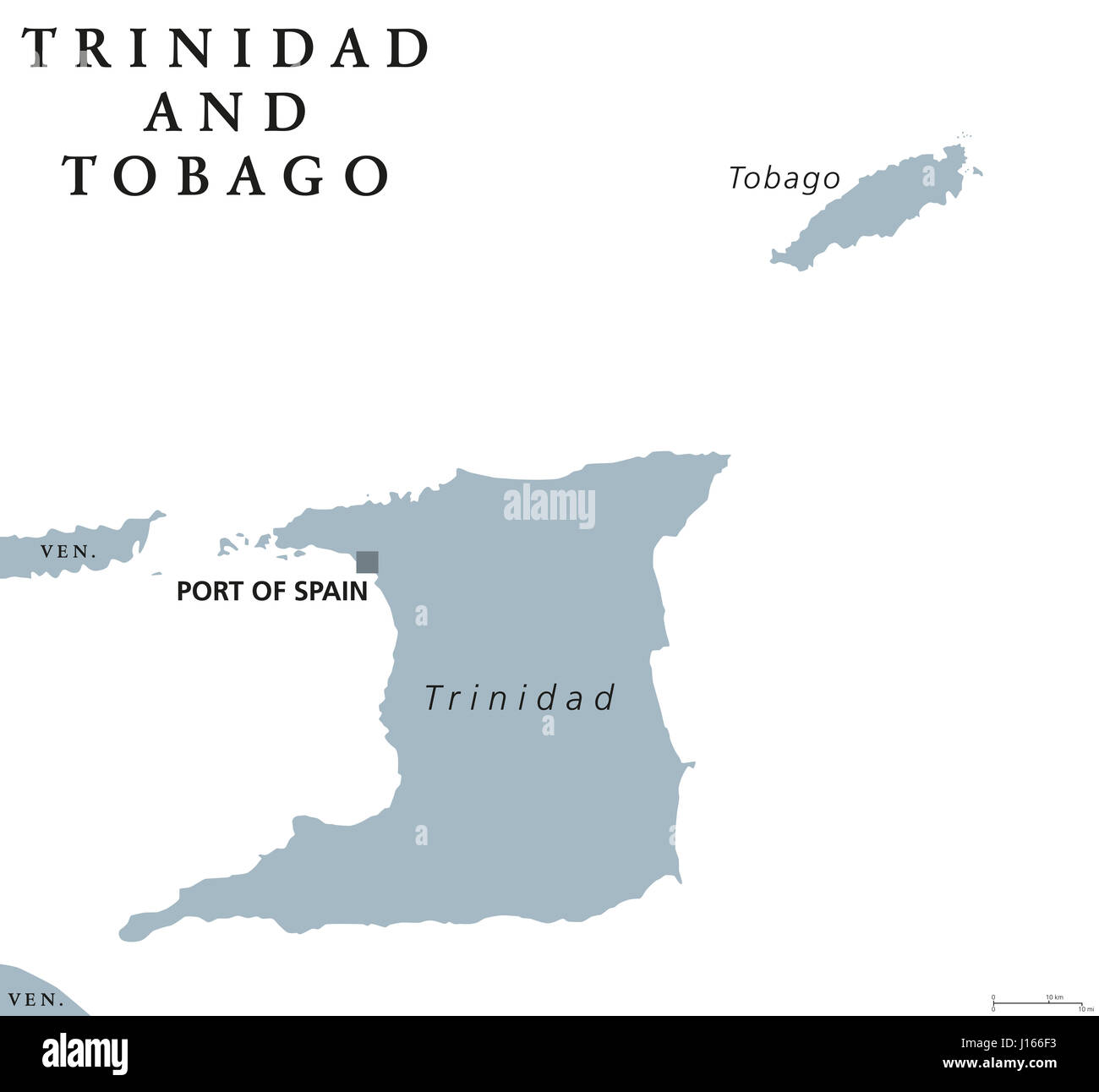 Mapa de la isla de trinidad fotografías e imágenes de alta resolución -  Alamy