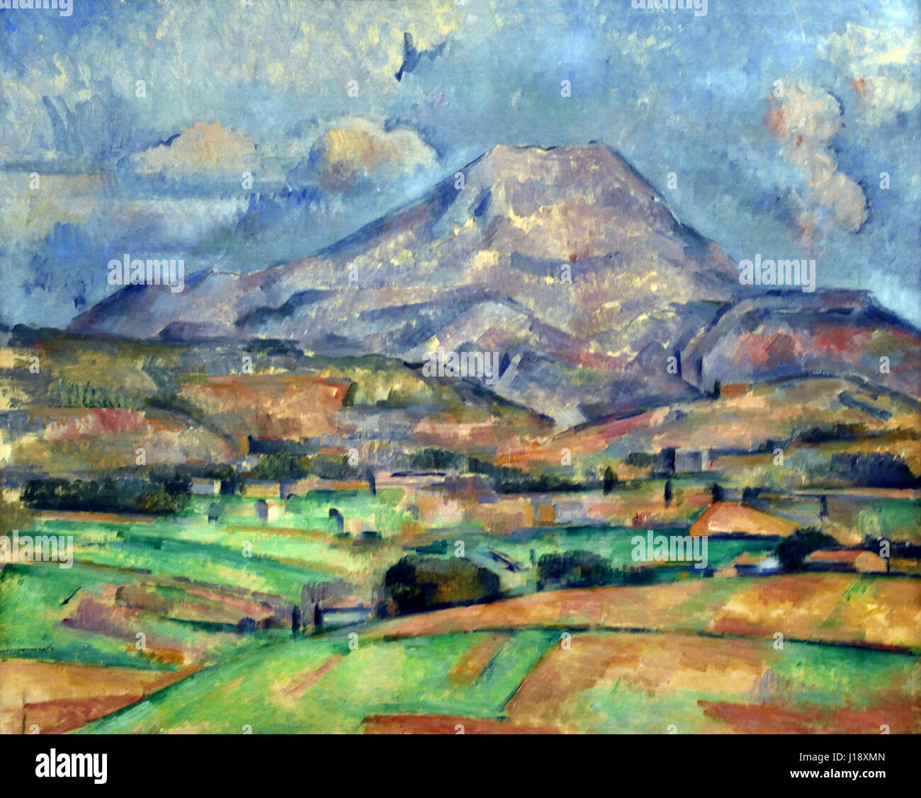 La Montagne Sainte Victoire 1888 Paul Cézanne 1839-1906 Francia Foto de stock