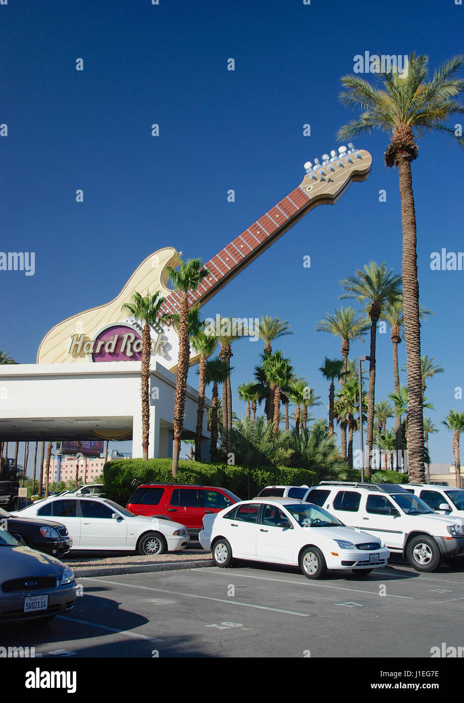 El Hard Rock Hotel & Casino, Paradise Road, Las Vegas, NV, Estados Unidos  Fotografía de stock - Alamy