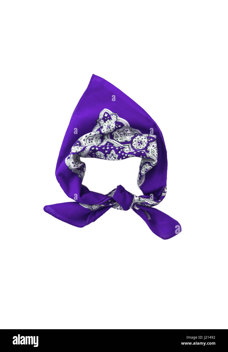 Violeta, lila, morado, manzhenta bufanda, un pañuelo, patrón, aislado  Fotografía de stock - Alamy