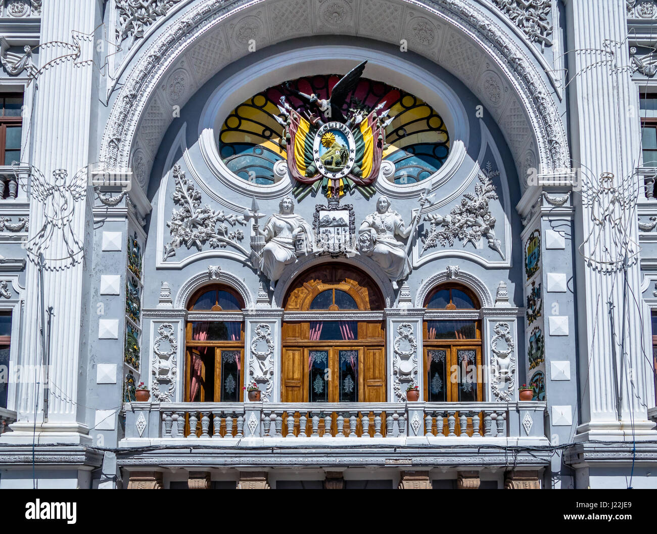 Palacio Nacional, ahora Chuquiasca Palacio de Gobierno Sucre, Bolivia