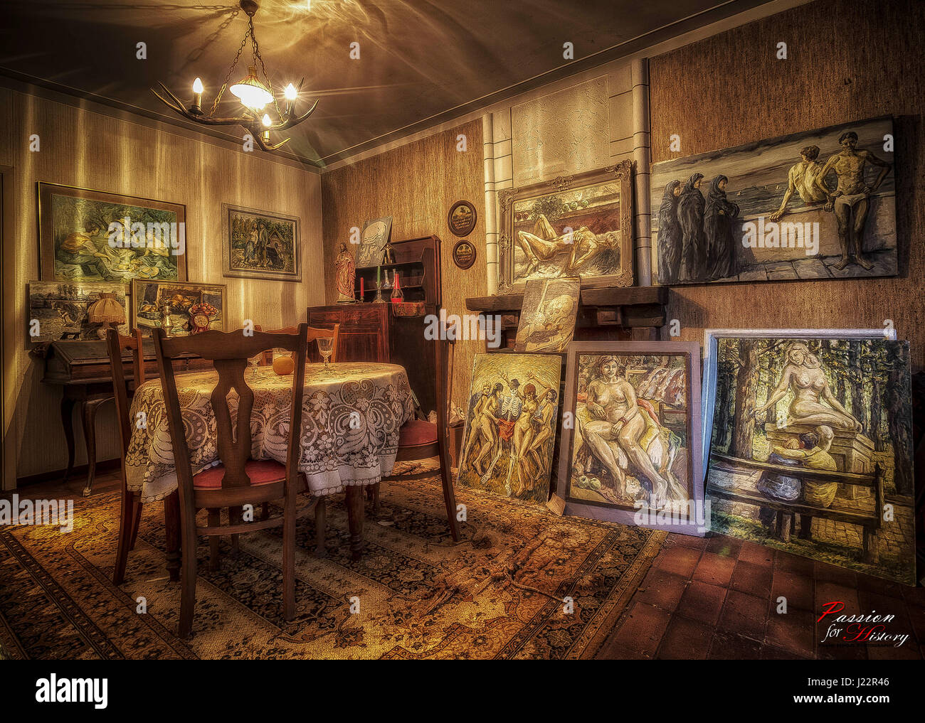 Espeluznantes imágenes revelan una increíble obra de arte redescubierto