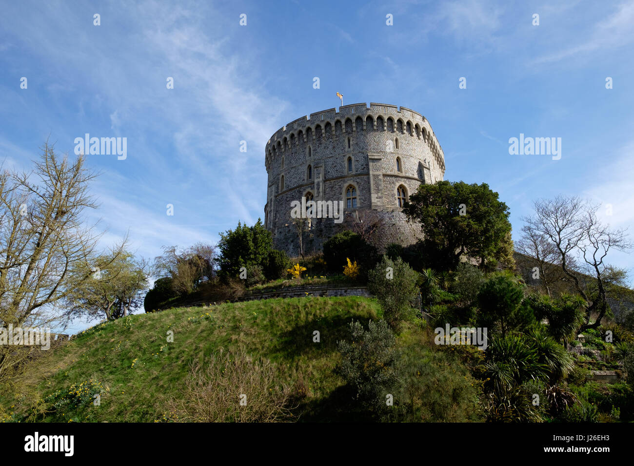 El Castillo de Windsor, Berkshire, Inglaterra, Reino Unido, Europa Foto de stock