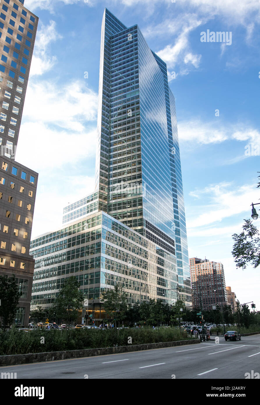 El edificio de la oficina principal de Goldman Sachs en 200 West Street. Foto de stock