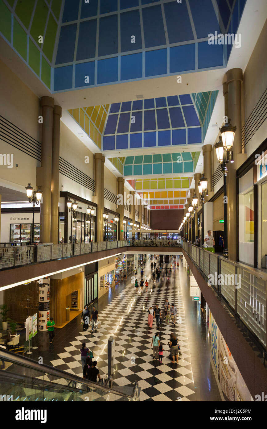 Singapur, Millenia Walk Shopping Mall, interior Foto de stock