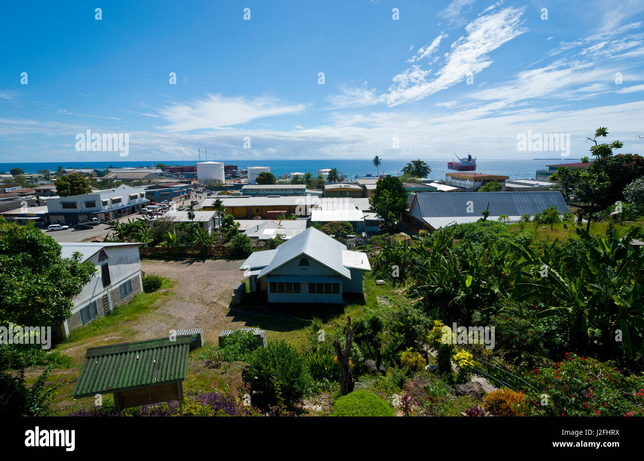 Vistas en Honiara, capital de las Islas Salomón, el Pacífico Fotografía de  stock - Alamy