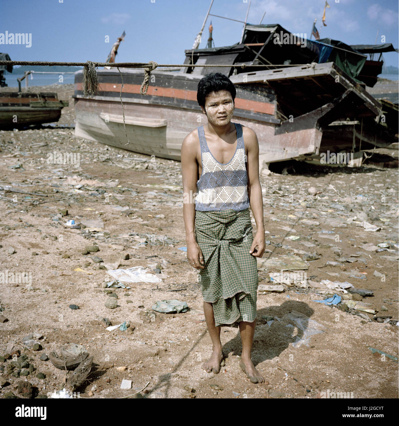 Myo Lwin, Kawthoung, Myanmar (Birmania). Foto de stock