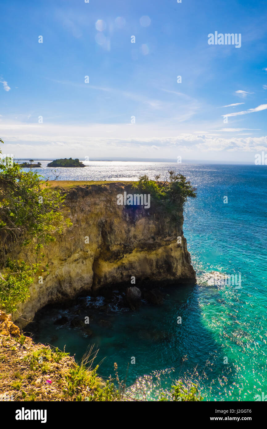 Islas exóticas tropicales en Lombok, Indonesia. Foto de stock