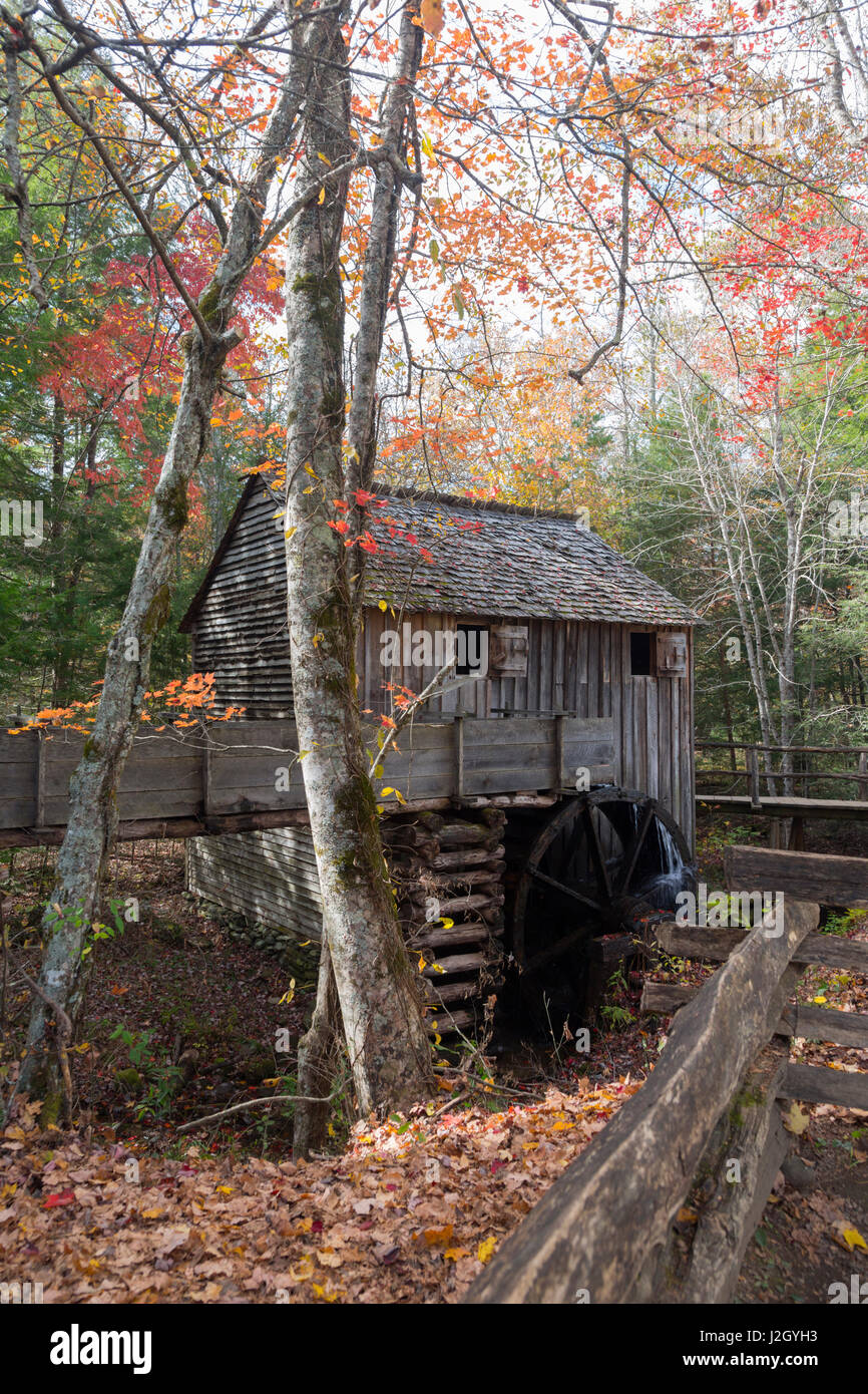 Tennessee, Great Smoky Mountains National Park, Cades Cove, Cable Mill