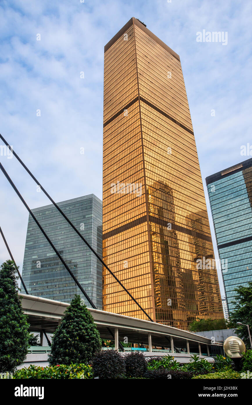 El Centro de Finanzas de Lejano Oriente, Hong Kong Foto de stock