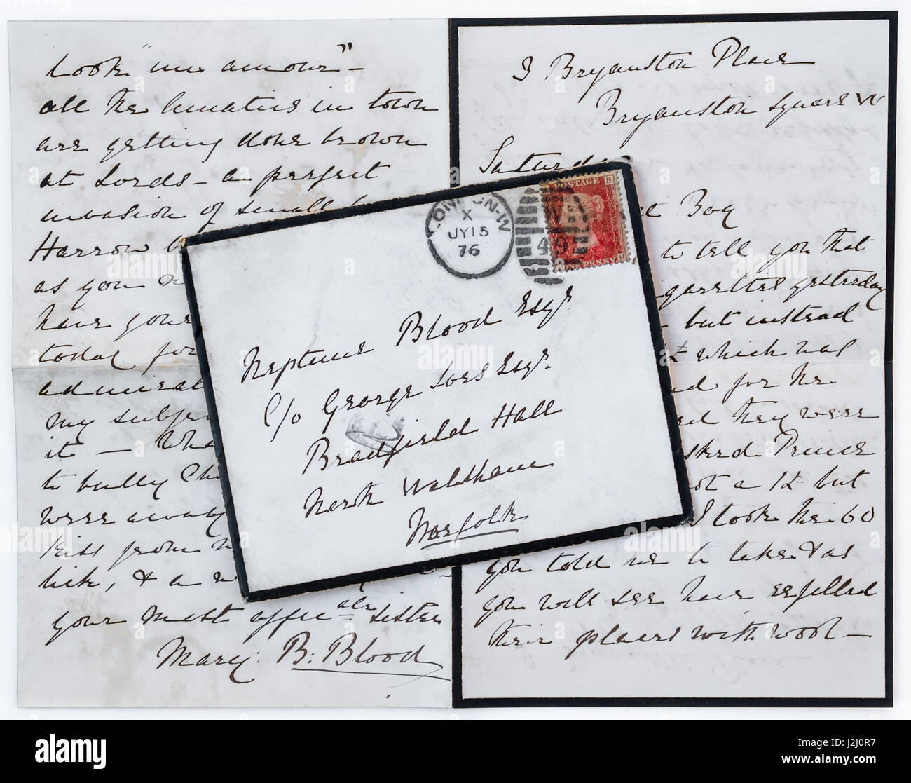 Carta De Luto Fotos e Imágenes de stock Alamy