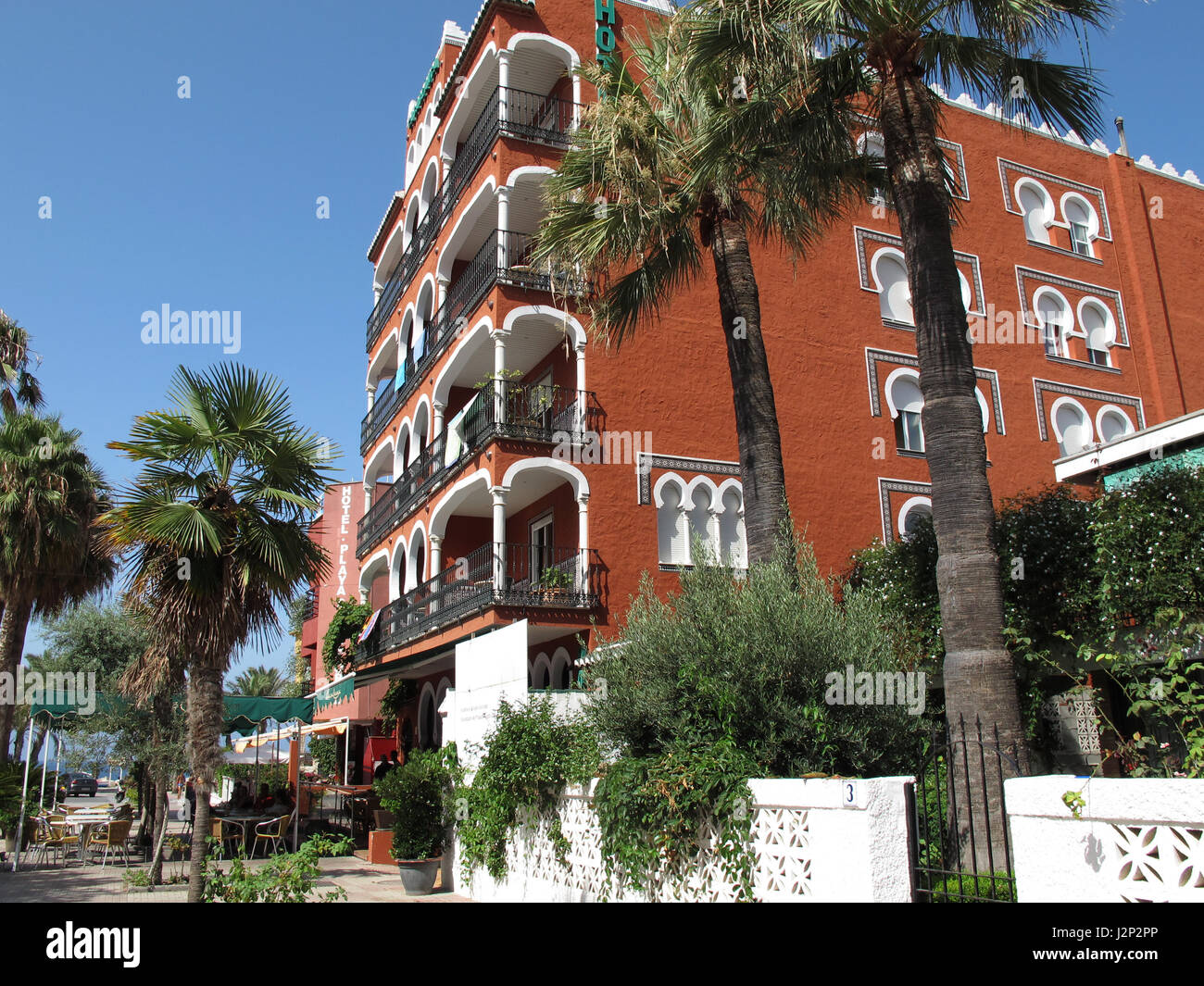 Hotel Casablanca, Almuñecar, provincia de Granada, Andalucía, Costa Tropical, España, Europa Foto de stock