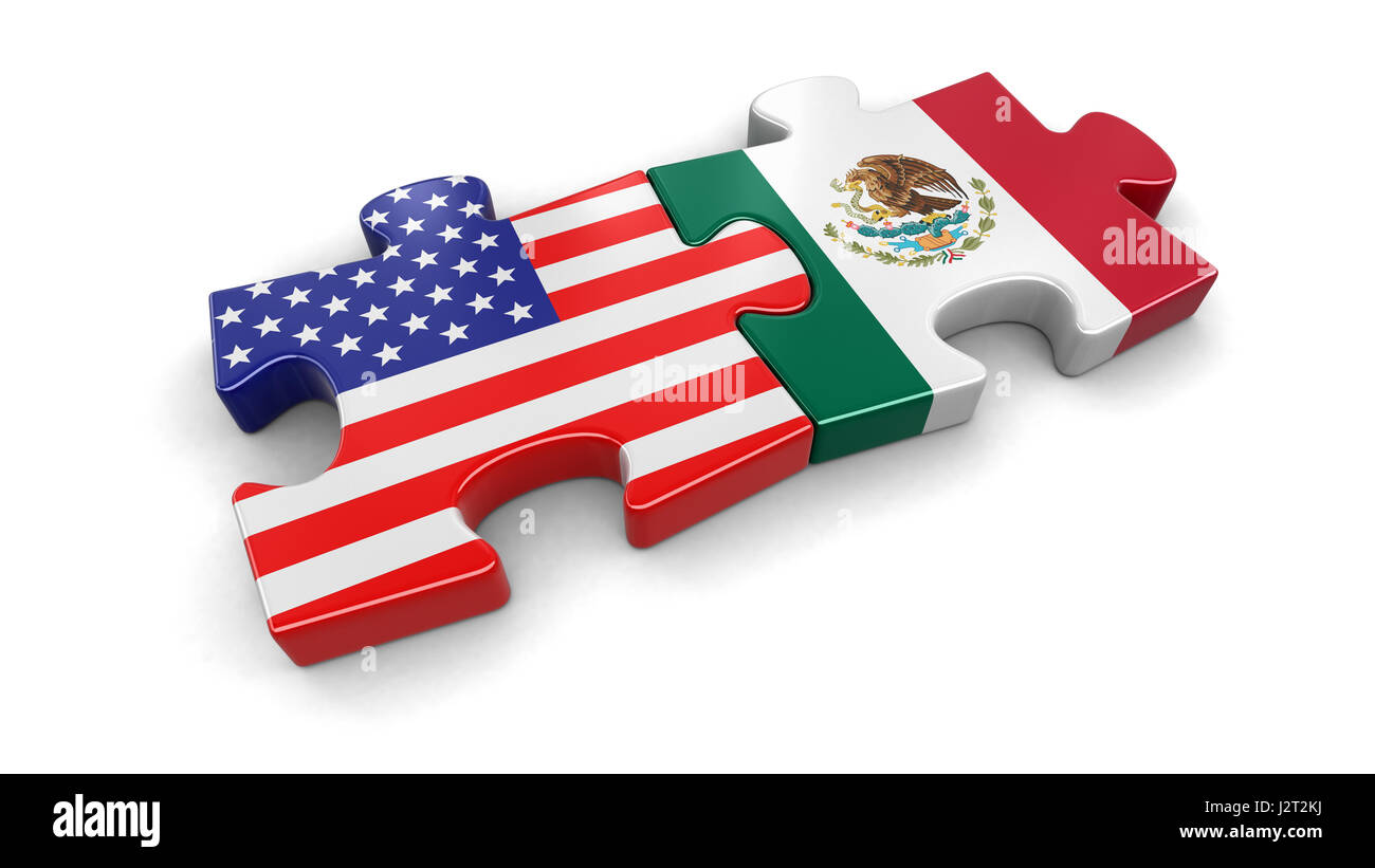 Rompecabezas de la bandera mexicana fotografías e imágenes de alta