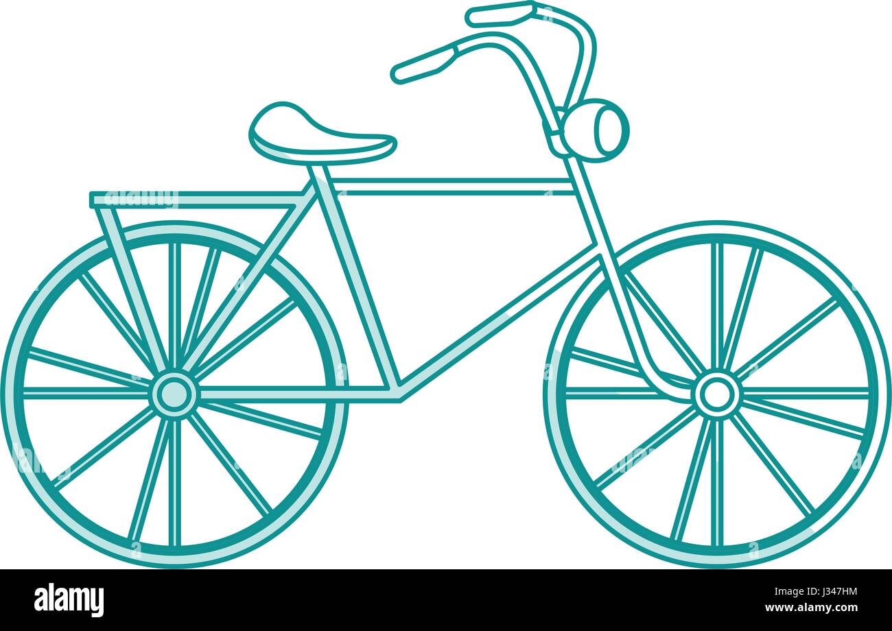 Entrada Final dedo Silueta azul sombreado el transporte de bicicletas antiguas de dibujos  animados Imagen Vector de stock - Alamy