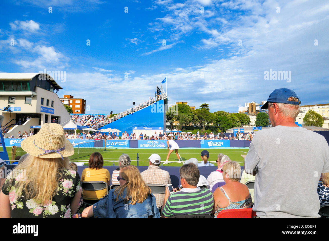Aegon Campeonatos Internacionales de tenis, parque de Devonshire, Eastbourne, East Sussex, Inglaterra, Reino Unido. Foto de stock