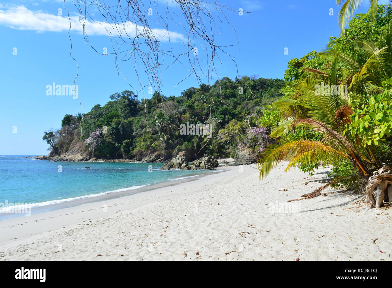 Playa Manuel Antonio en el parque nacional Manuel Antonio, Costa Rica