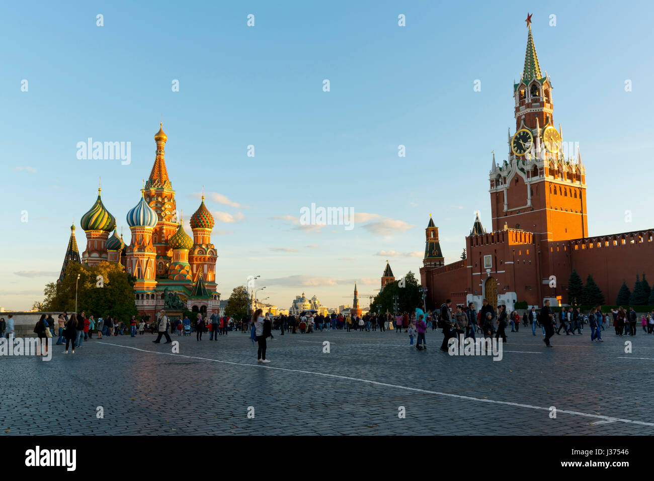 La Plaza Roja, Moscú, Rusia Foto de stock