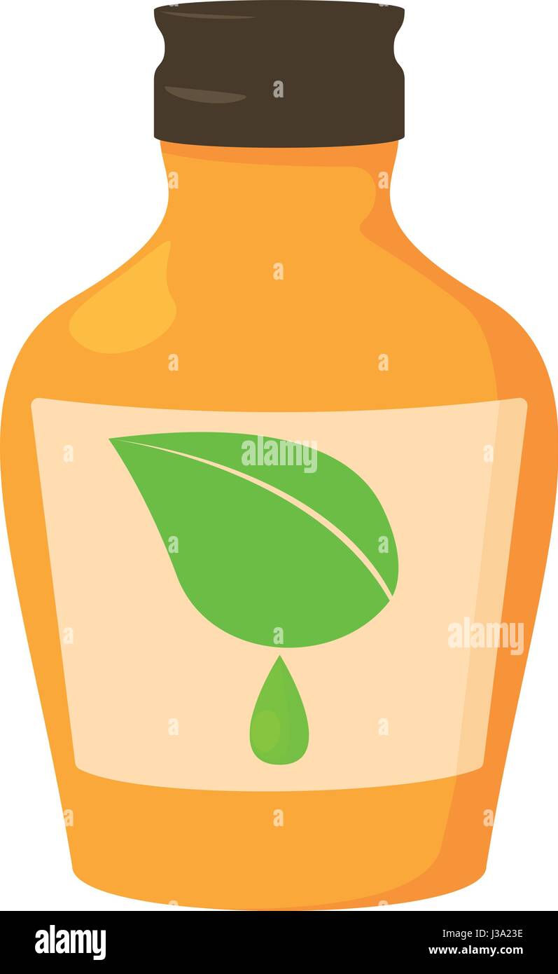 Medicina botella de jarabe, icono de estilo de dibujos animados Imagen  Vector de stock - Alamy