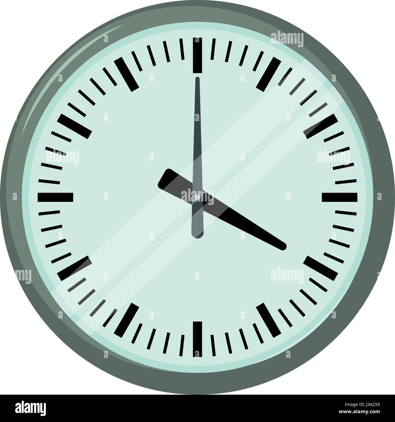 Reloj de pared, icono de estilo de dibujos animados Imagen Vector de stock  - Alamy