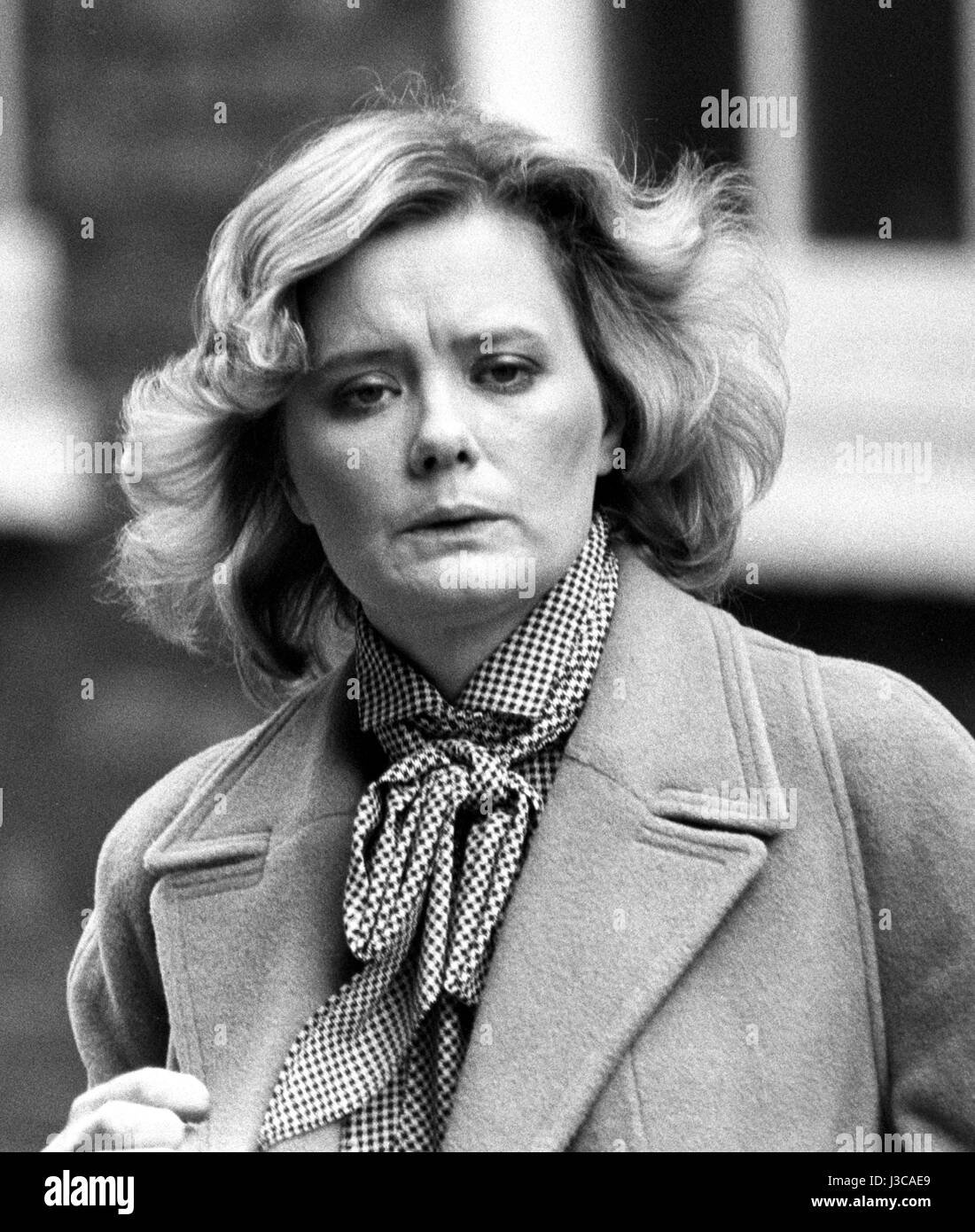 Margaret Backhouse en Bristol para la reanudación de su marido juicio por homicidio de Graham en Bristol Crown Court. Foto de stock