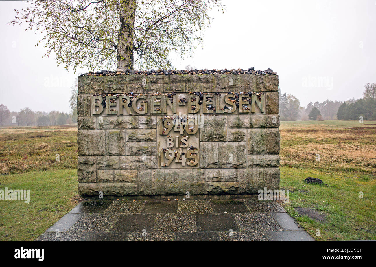 El campo de concentración Bergen Belsen Fotografía de stock Alamy