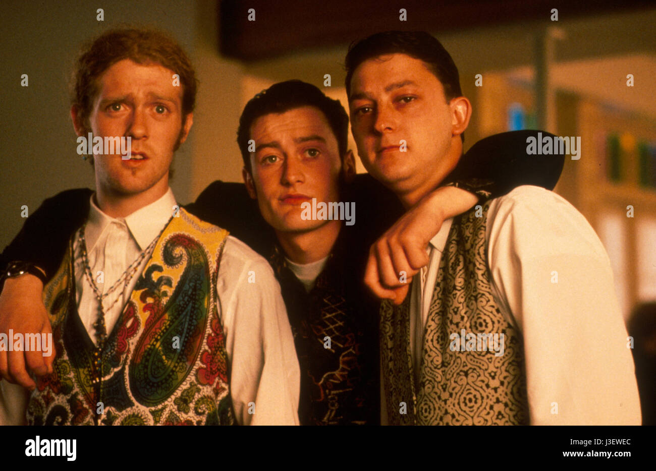 Los compromisos Año: 1991 - Irlanda / REINO UNIDO / USA Director: Alan Parker Glen Hansard, Robert Arkins, Ken McCluskey Foto de stock