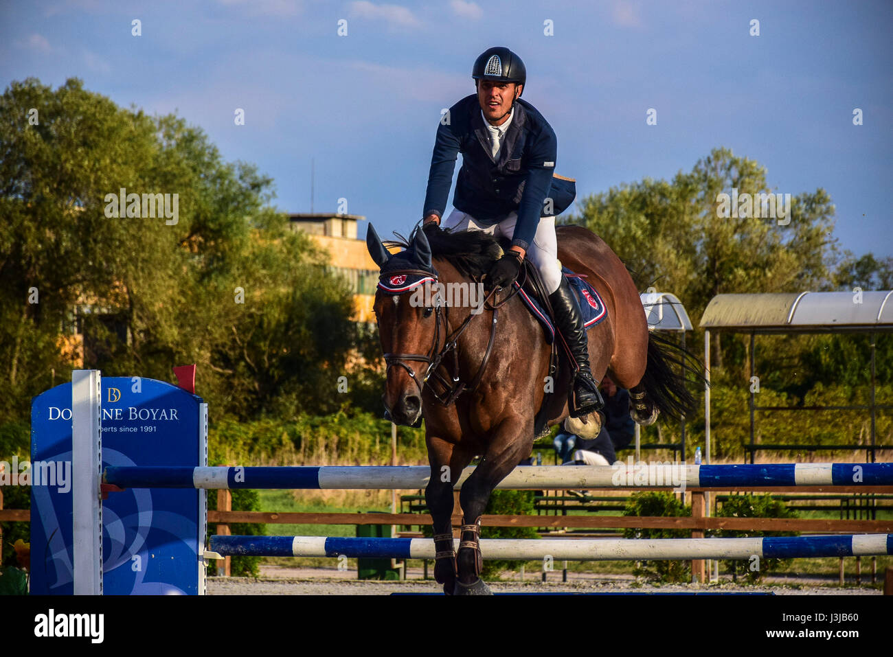 Copa Mundial de equitación, Bozhurishte, Sofía, Bulgaria Foto de stock
