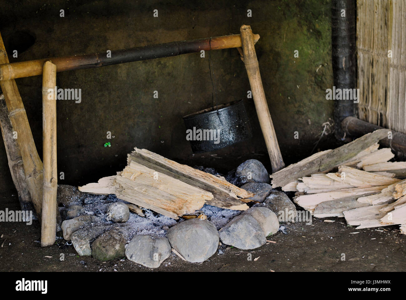 Estufa en la sala de sauna, tratamiento sudatory sweat lodge, utilizados  por los pueblos indígenas. Comunidad Tsachila. Santo Domingo de los  Tsachilas. Pichincha. Ecu Fotografía de stock - Alamy