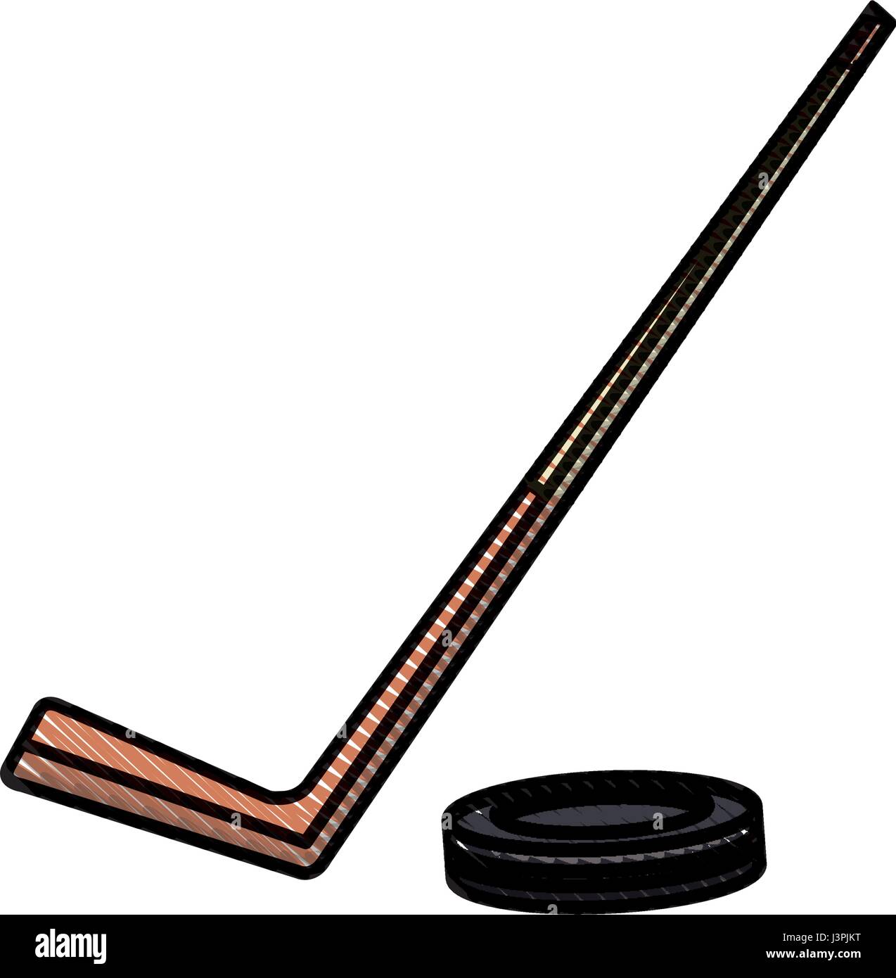 Vector image cartoon hockey player fotografías e imágenes de alta