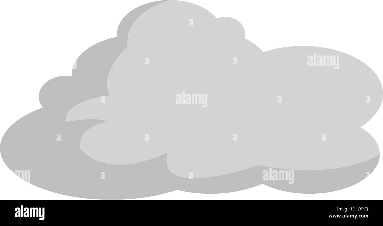 Clima en nube cielo cielo imagen Ilustración del Vector