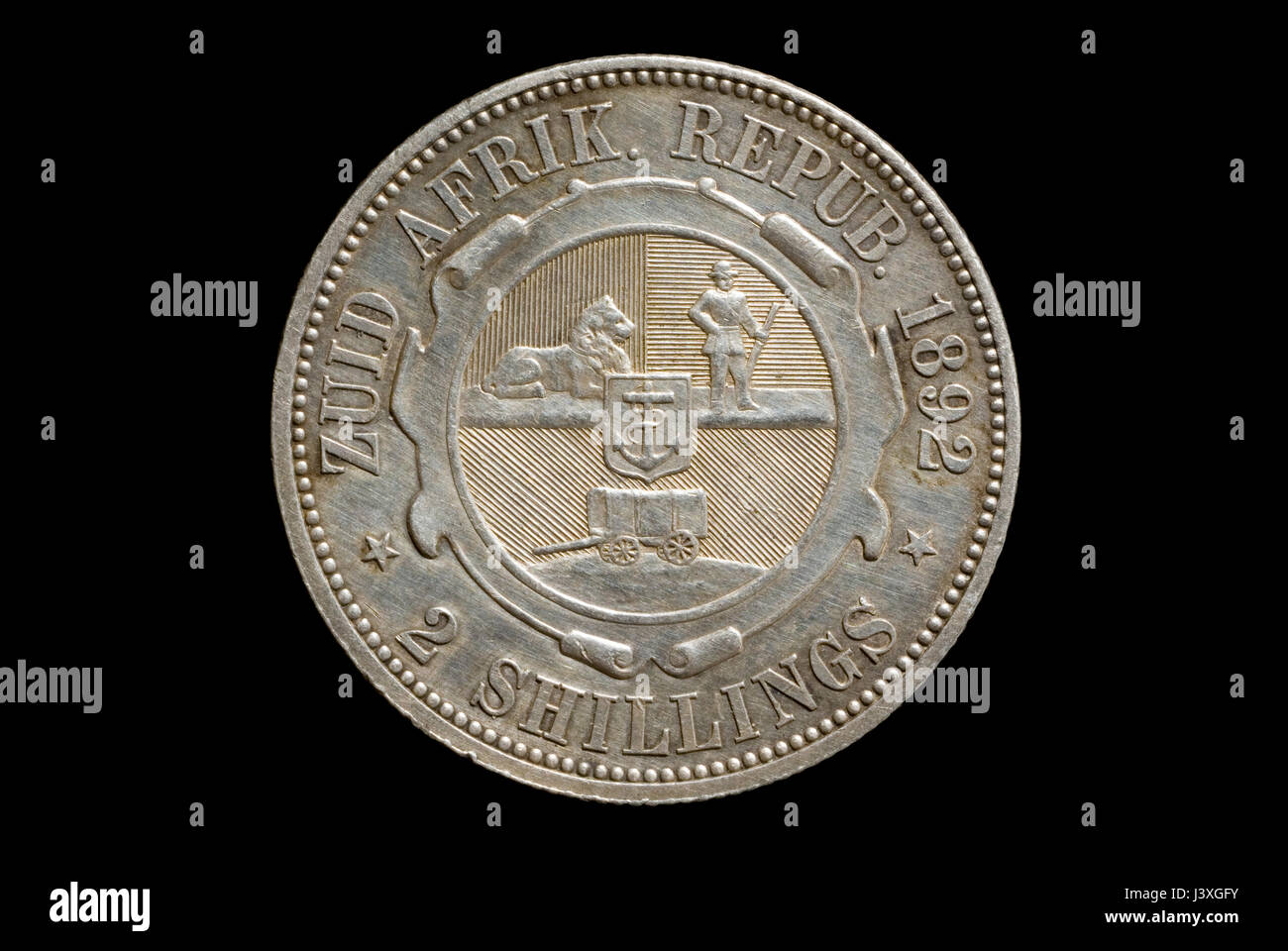 La moneda sudafricana Foto de stock