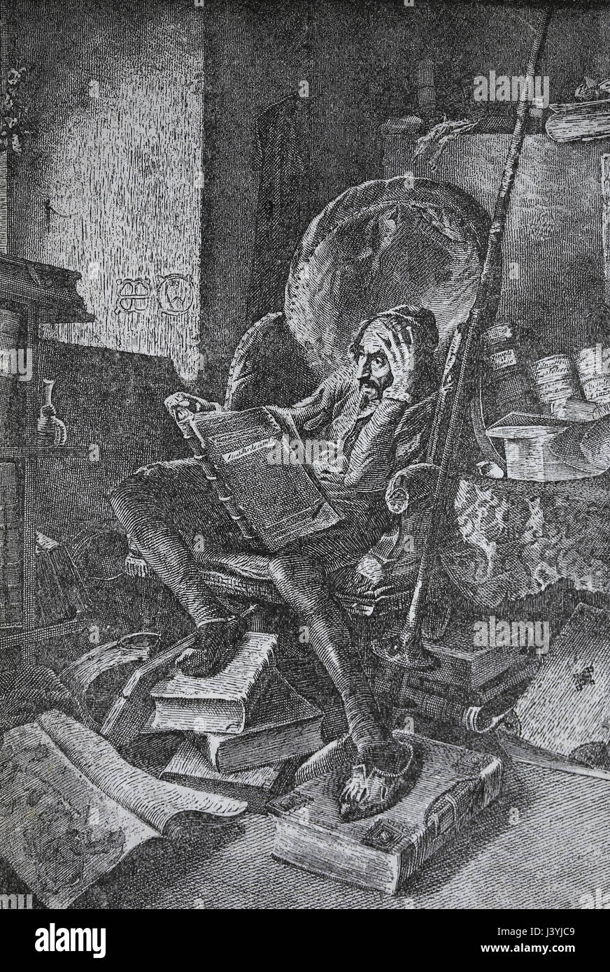 Don Quijote de Miguel de Cervantes. Siglo xvii. Alfonso Quijano, la