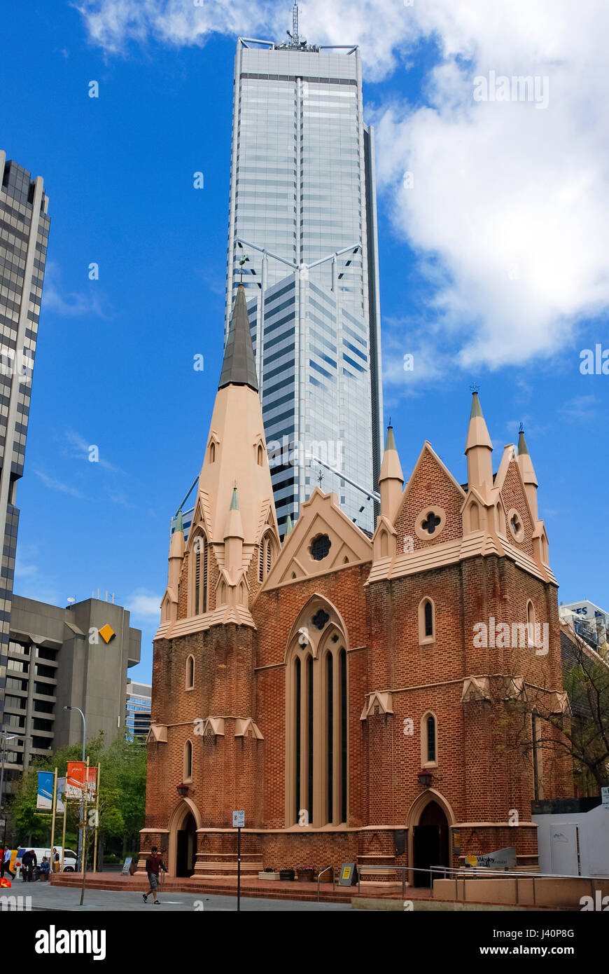 Edificio de la Iglesia en el centro de Perth. Foto de stock