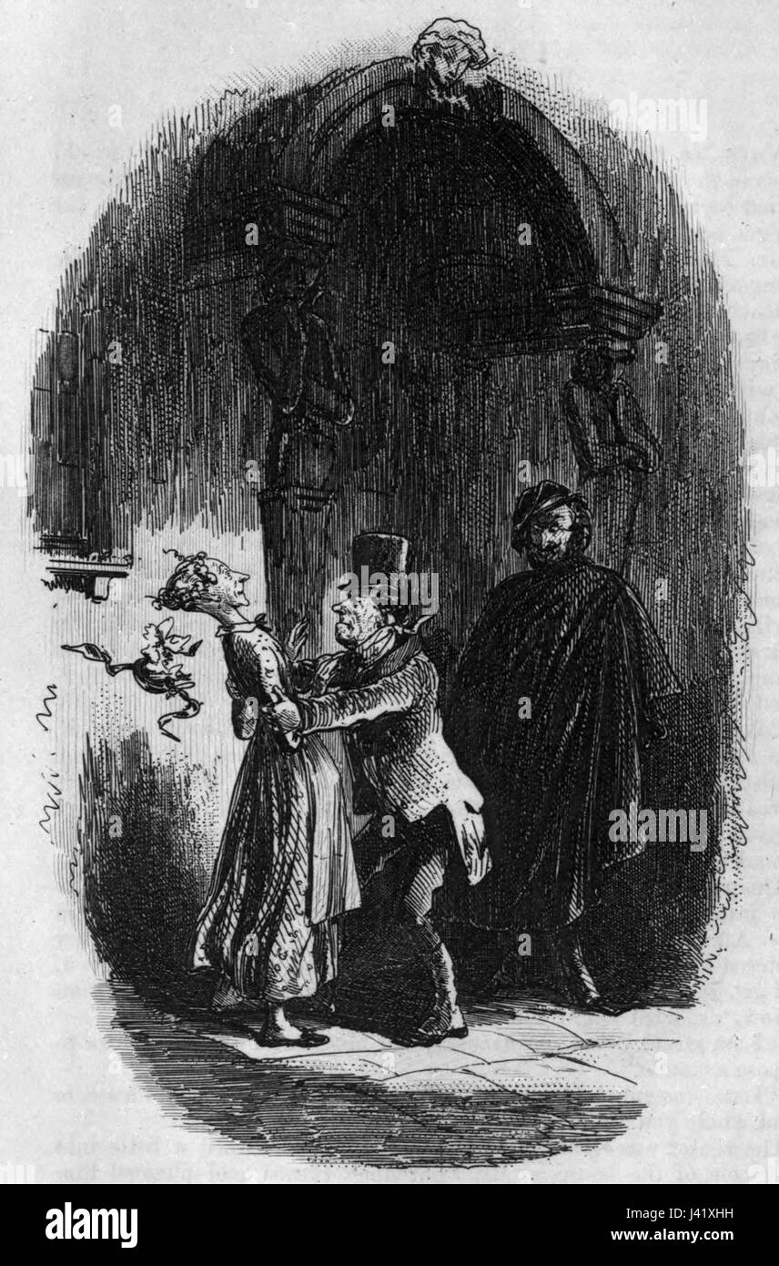 Little Dorrit Senor Flintwinch Tiene Un Ataque Leve De Irritabilidad Fotografia De Stock Alamy