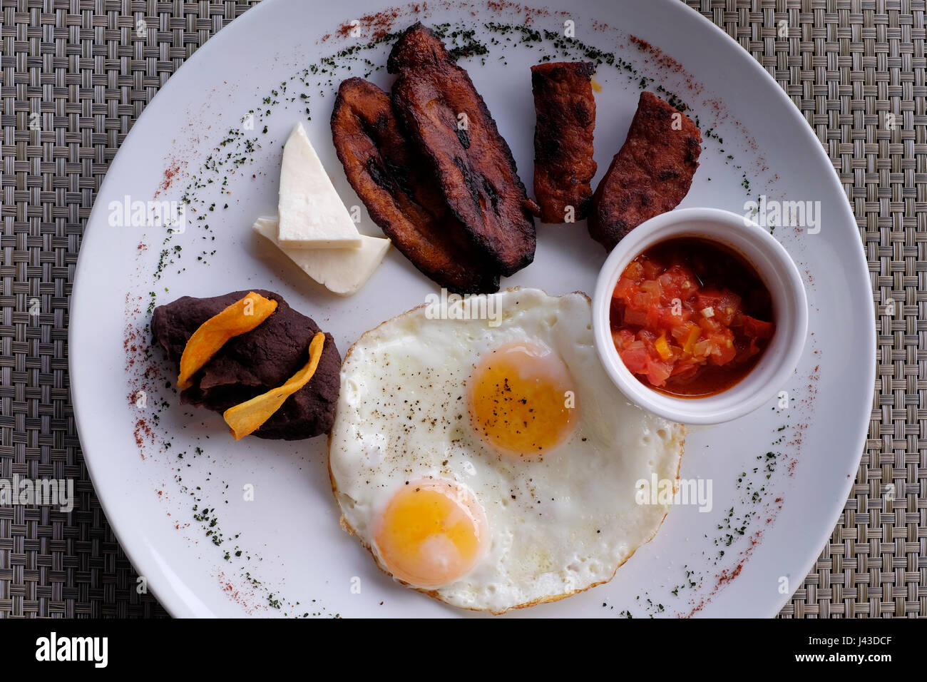 Desayuno tradicional guatemalteca. Guatemala Fotografía de stock Alamy