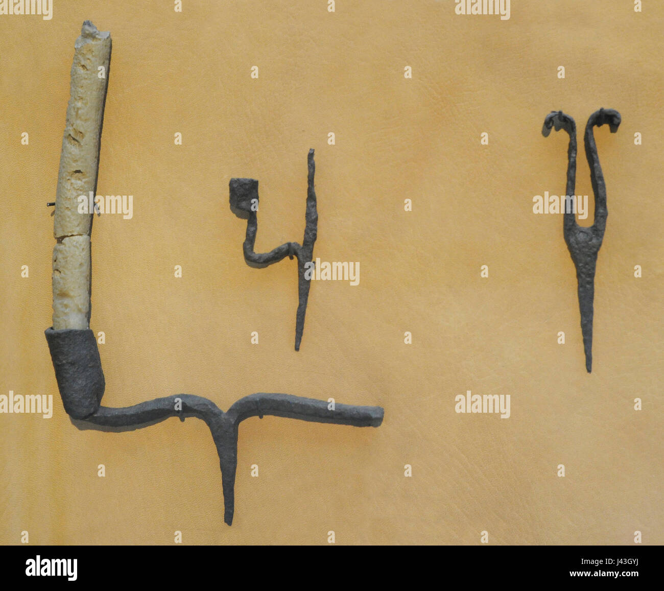 En Escandinavia. Edad media. Las lámparas de aceite hechas de arcilla