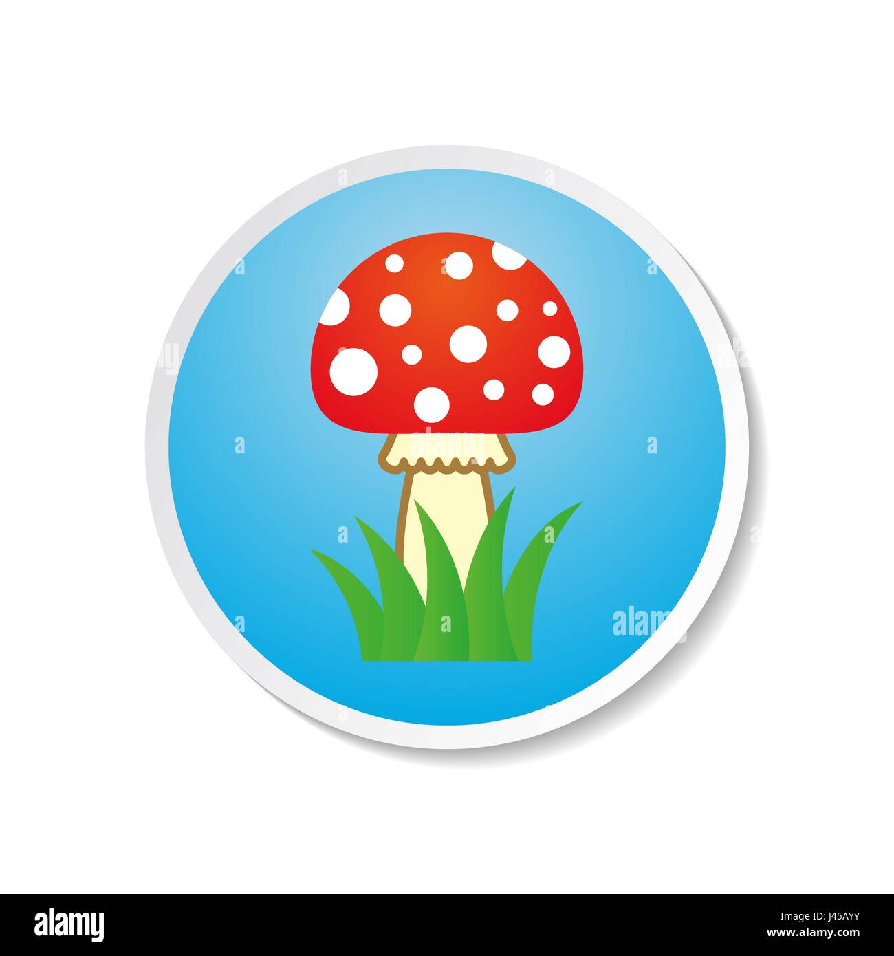 Amanita Ilustración del Vector