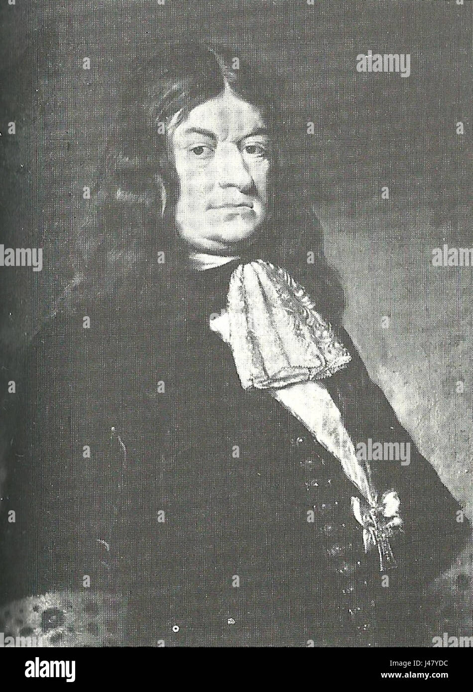 Niels Juel 1670s Foto de stock
