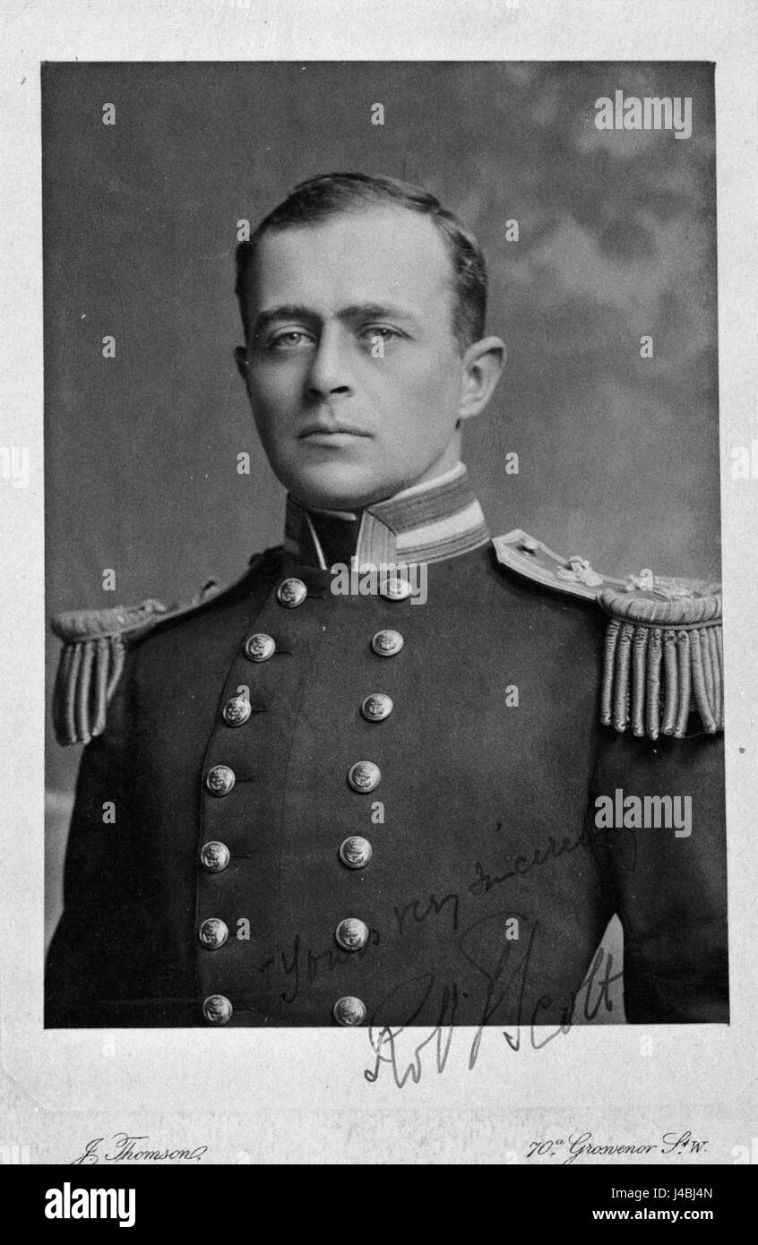 R. F. Scott 1911 Foto de stock