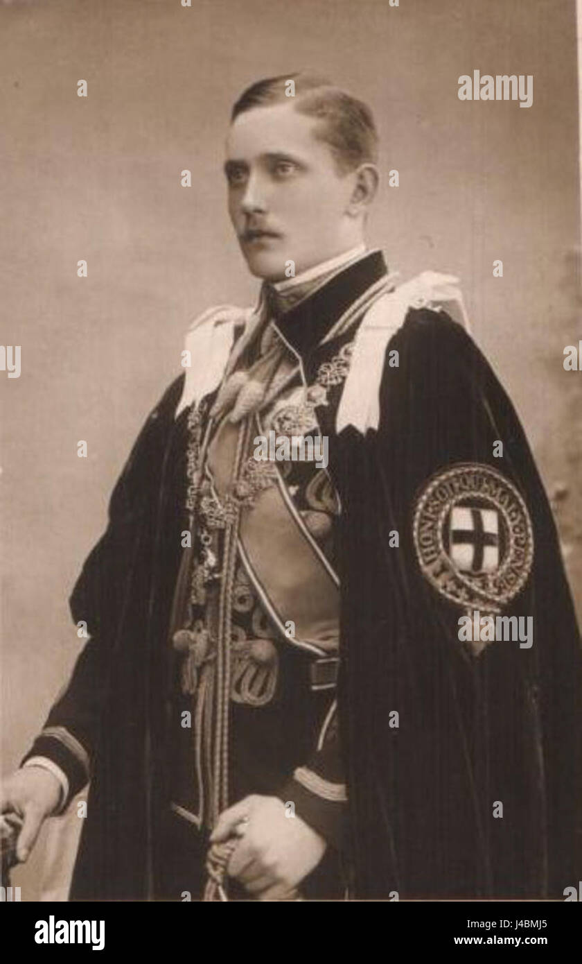 El príncipe Arturo de Connaught Garter Foto de stock