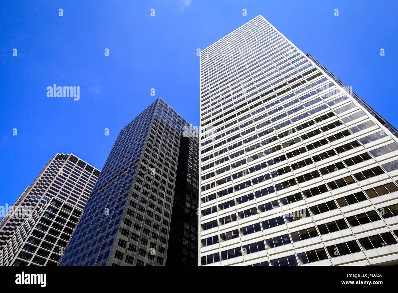 Edificios de gran altura, Chicago, Illinois, EE.UU., América del Norte, HochhŠuser, Chicago, Illinois, EE.UU., Nordamerika Foto de stock