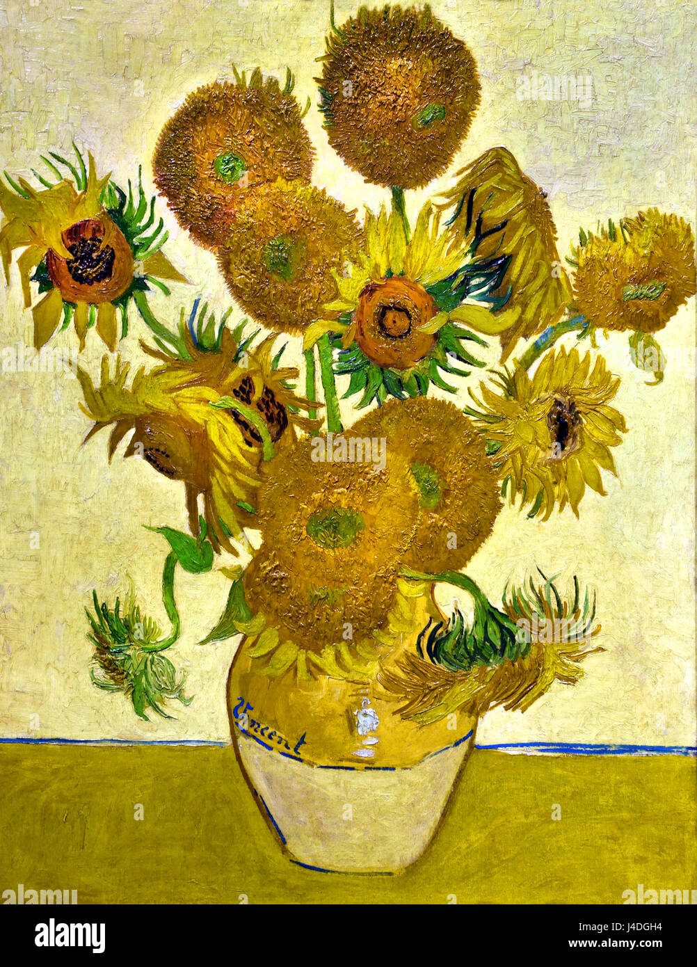 Girasoles 1888 Vincent van Gogh 1853- 1890 Holandés Los Países Bajos Foto de stock