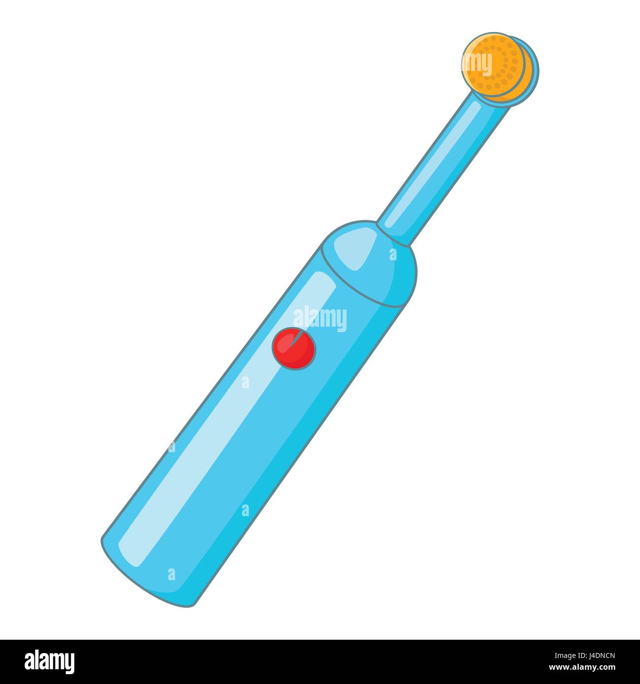 Cepillo de dientes eléctrico, icono de estilo de dibujos animados Imagen  Vector de stock - Alamy