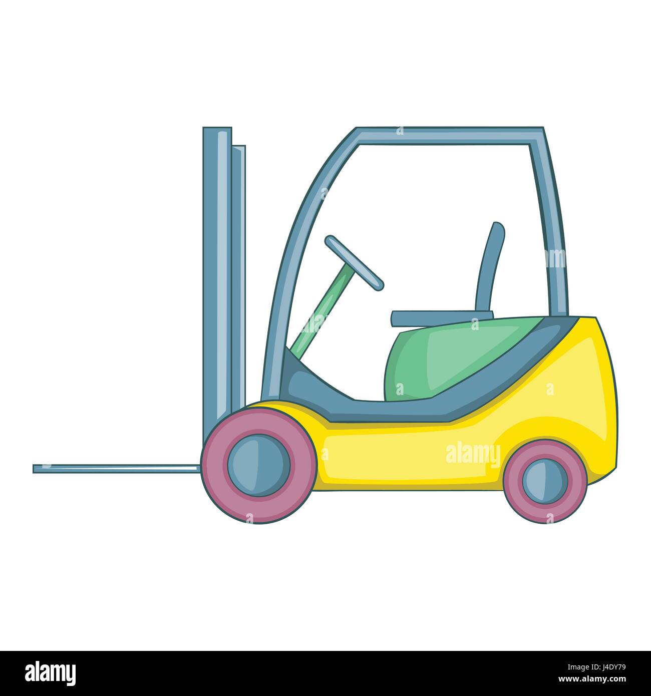 wallpapers Dibujo Dibujos Animados Montacargas https www alamy es foto icono cargador montacargas estilo de dibujos animados 140448317 html