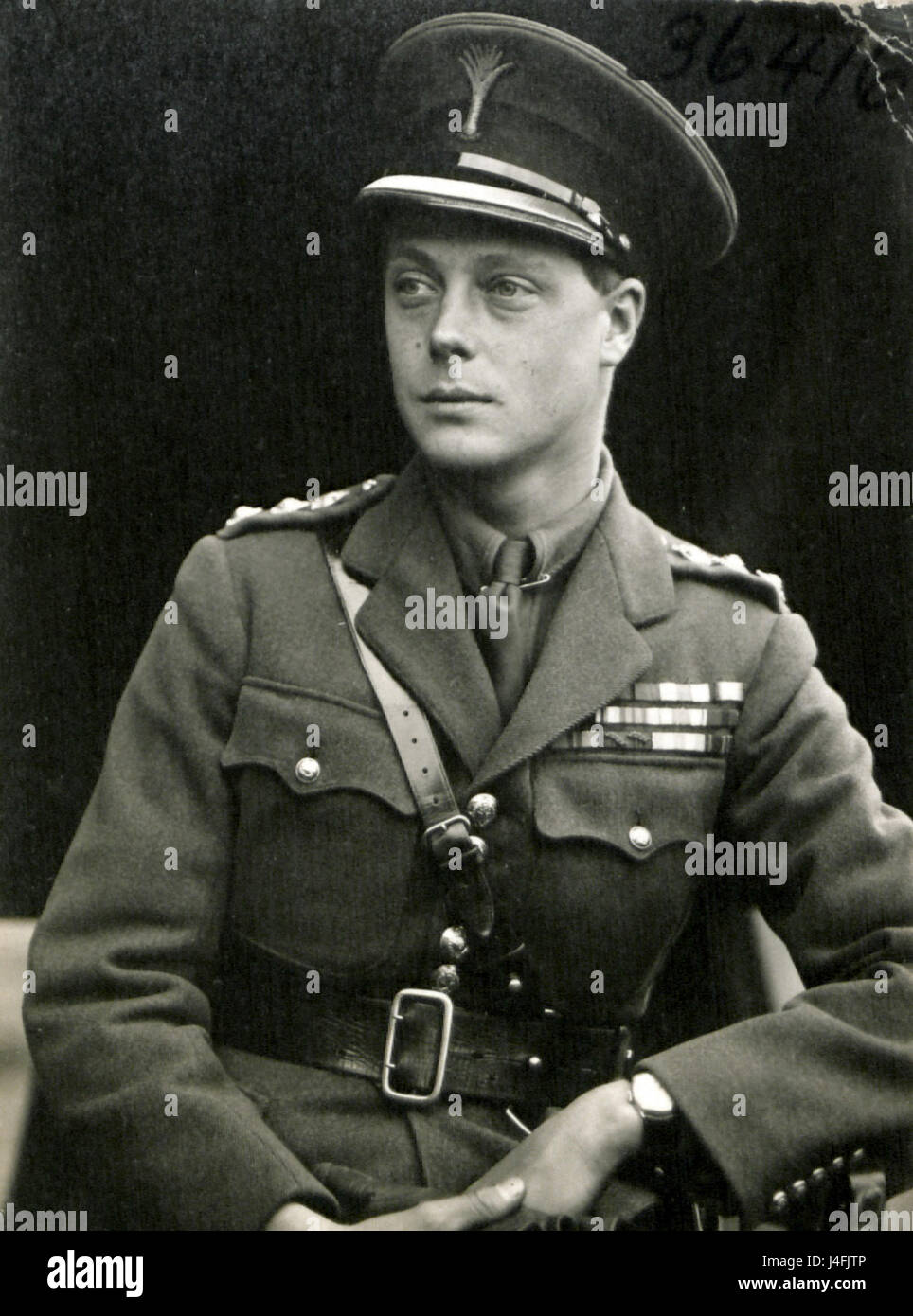Eduardo VIII, rey del Reino Unido a partir del 20 de enero de 1936 hasta su abdicación el 11 de diciembre de 1936 Foto de stock