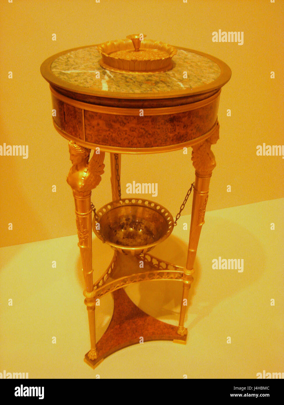 Tabla, Francois Honore Georges Jacob Desmalter (attrib), c. 1815 IMG 1695 Foto de stock
