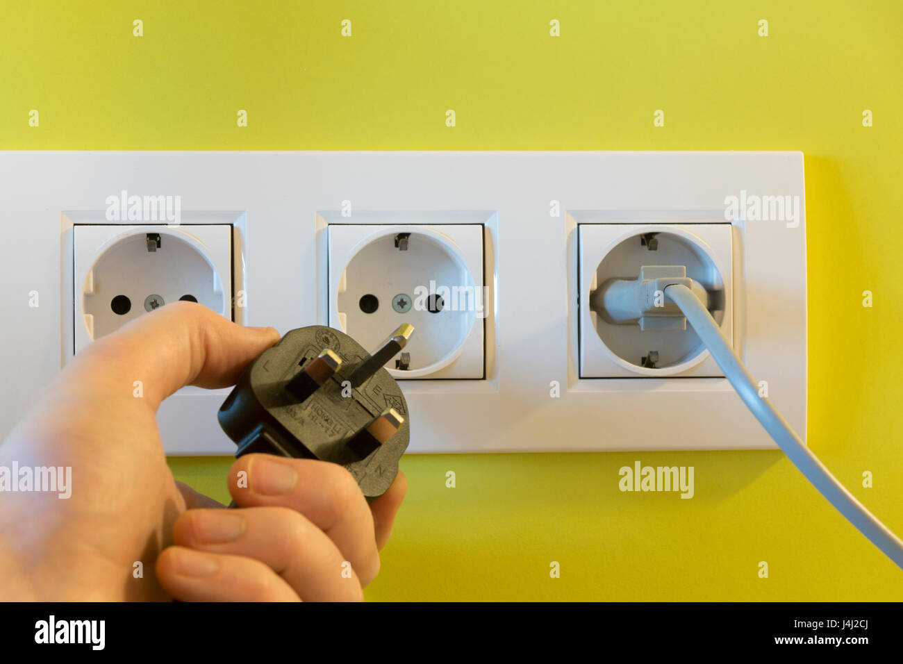 Enchufe europeo fotografías e imágenes resolución -