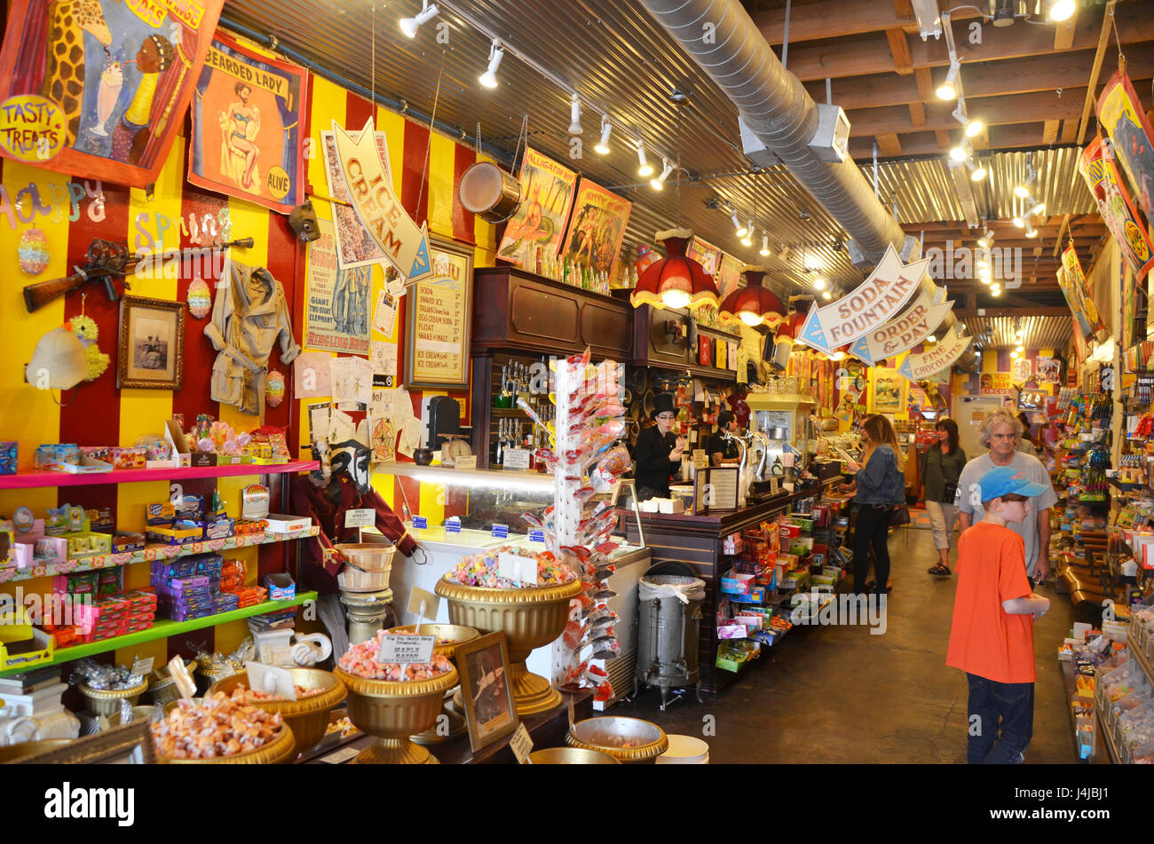 Big Top Candy Shop y fuente de soda s congreso ave Austin, Texas
